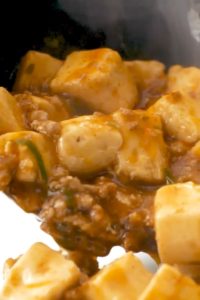 シズル感のある料理動画 麻婆豆腐