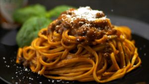 シズル感のある料理動画 スパゲッティ
